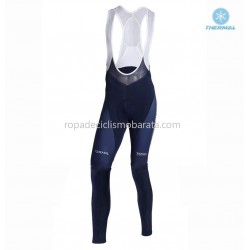 Invierno Maillot y Culotte Largos con Tirantes 2019 Movistar Team M001
