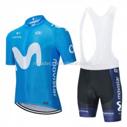 Maillot y Culotte con Tirantes 2020 Movistar Team M001
