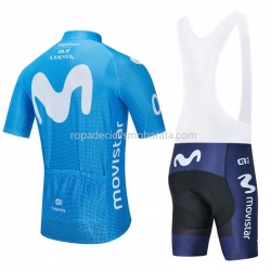 Maillot y Culotte con Tirantes 2020 Movistar Team M001