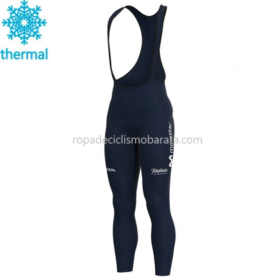 Invierno Culottes Largos con Tirantes 2020 Movistar Team M001