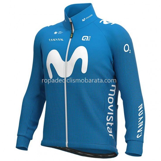 Maillot Manga Larga 2020 Movistar Team M001