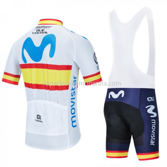 Maillot y Culotte con Tirantes 2020 Movistar Team M002