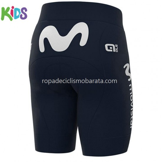 Maillot y Culotte Corto 2021 Movistar Team Niños M001