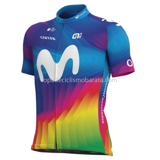 Maillot Manga Corta 2021 Movistar Team M004