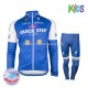Invierno Maillot y Culotte Largos 2017 Quick-Step Floors Niños M001