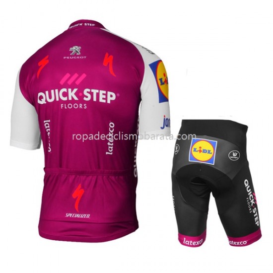 Maillot y Culotte Corto 2017 Quick-Step Floors Niños M003