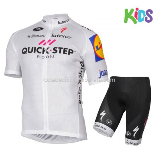 Maillot y Culotte Corto 2017 Quick-Step Floors Niños M005