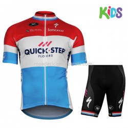 Maillot y Culotte Corto 2017 Quick-Step Floors Niños M008