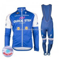 Invierno Maillot y Culotte Largos con Tirantes 2017 Quick-Step Floors M001