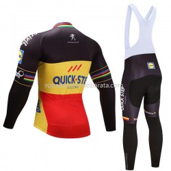 Maillot y Culotte Largos con Tirantes 2017 Quick-Step Floors M002
