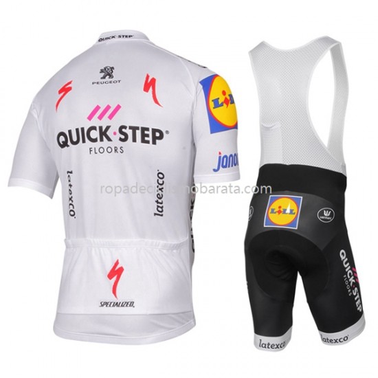 Maillot y Culotte con Tirantes 2017 Quick-Step Floors M005
