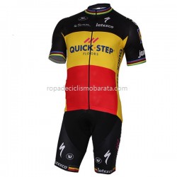 Maillot y Culotte con Tirantes 2017 Quick-Step Floors M006