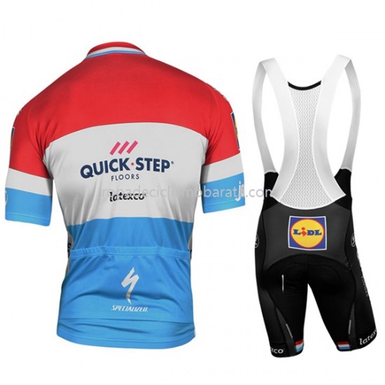 Maillot y Culotte con Tirantes 2017 Quick-Step Floors M008