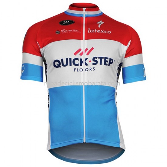 Maillot y Culotte con Tirantes 2017 Quick-Step Floors M008