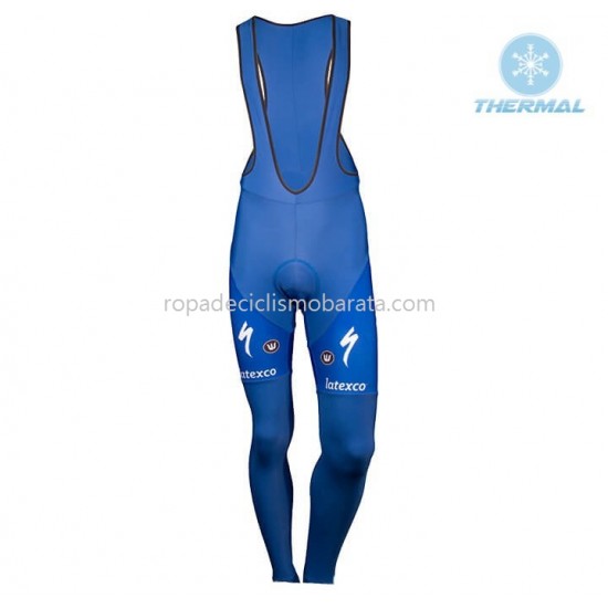 Invierno Culottes Largos con Tirantes 2018 Quick-Step Floors M001