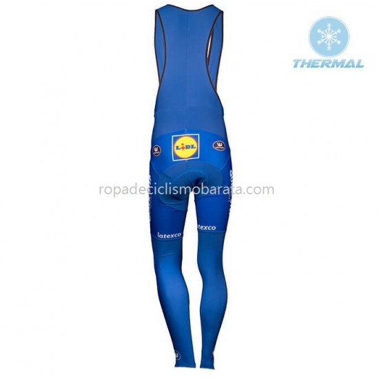 Invierno Culottes Largos con Tirantes 2018 Quick-Step Floors M001