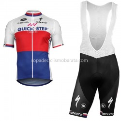 Maillot y Culotte con Tirantes 2018 Quick-Step Floors M002