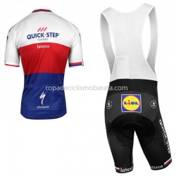 Maillot y Culotte con Tirantes 2018 Quick-Step Floors M002