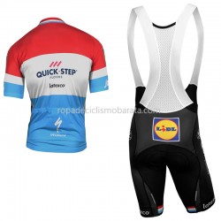 Maillot y Culotte con Tirantes 2018 Quick-Step Floors M003