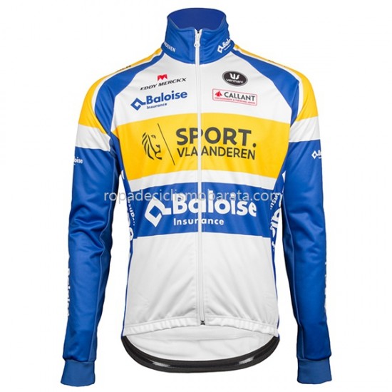 Maillot y Culotte Largos con Tirantes 2018 Sport Vlaanderen-Baloise M001