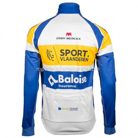 Maillot y Culotte Largos con Tirantes 2018 Sport Vlaanderen-Baloise M001