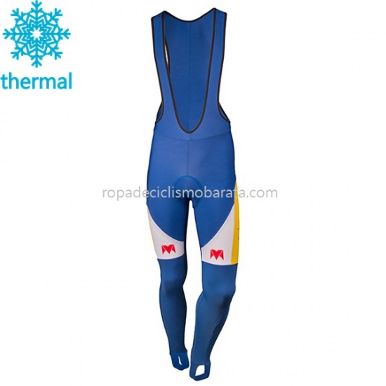 Invierno Maillot y Culotte Largos con Tirantes 2018 Sport Vlaanderen-Baloise M001