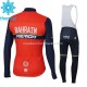 Invierno Maillot y Culotte Largos con Tirantes 2017 Bahrain Merida M001