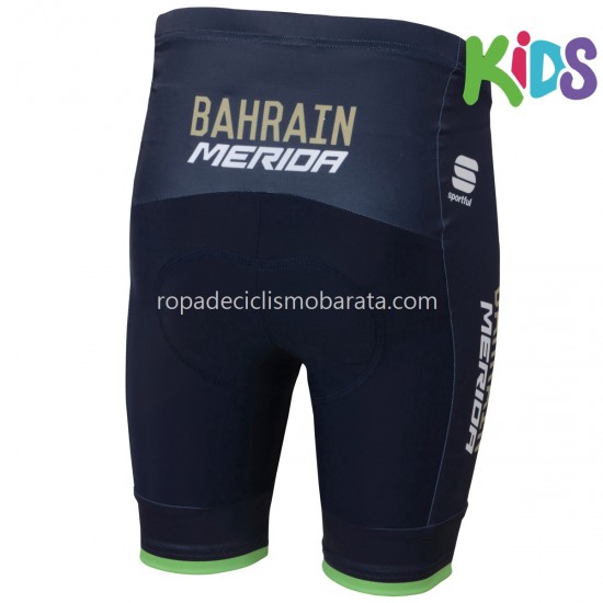 Culotte Corto 2018 Bahrain Merida Niños M001