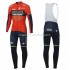 Maillot y Culotte Largos con Tirantes 2018 Bahrain Merida M001