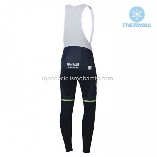Invierno Culottes Largos con Tirantes 2018 Bahrain Merida M001