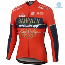 Invierno Maillot 2018 Bahrain Merida M001