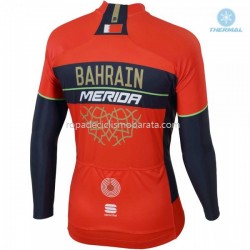 Invierno Maillot 2018 Bahrain Merida M001