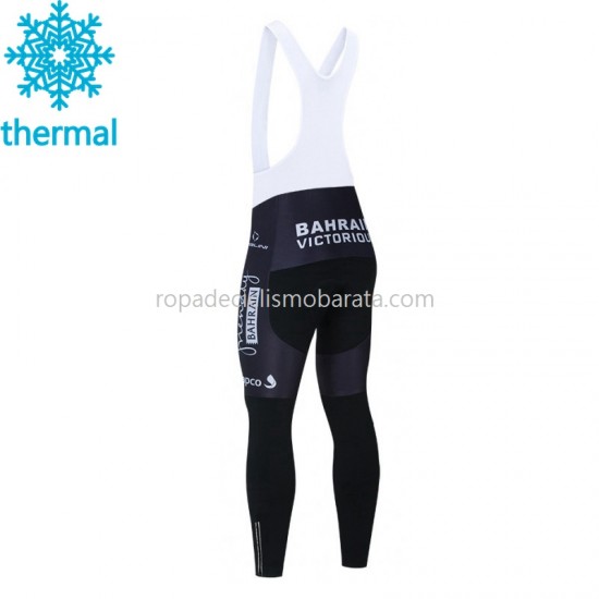 Invierno Culottes Largos con Tirantes 2021 Team Bahrain Victorious M001