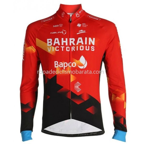 Maillot Manga Larga 2021 Team Bahrain Victorious M001