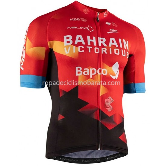 Maillot Manga Corta 2021 Team Bahrain Victorious M001