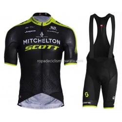 Maillot y Culotte con Tirantes 2019 Mitchelton-Scott M001