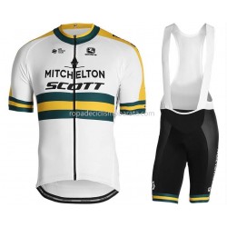 Maillot y Culotte con Tirantes 2019 Mitchelton-Scott M002
