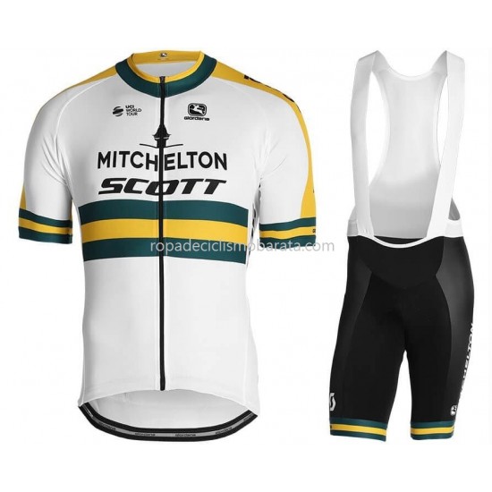 Maillot y Culotte con Tirantes 2019 Mitchelton-Scott M002