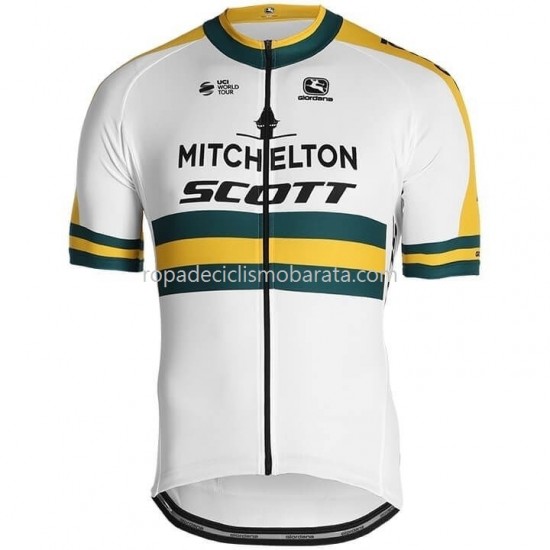 Maillot y Culotte con Tirantes 2019 Mitchelton-Scott M002