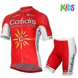 Maillot y Culotte Corto 2017 Cofidis Pro Team Niños M001