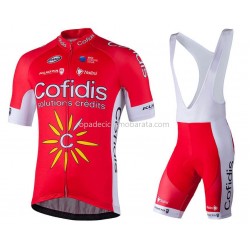 Maillot y Culotte con Tirantes 2018 Cofidis Pro Team M001