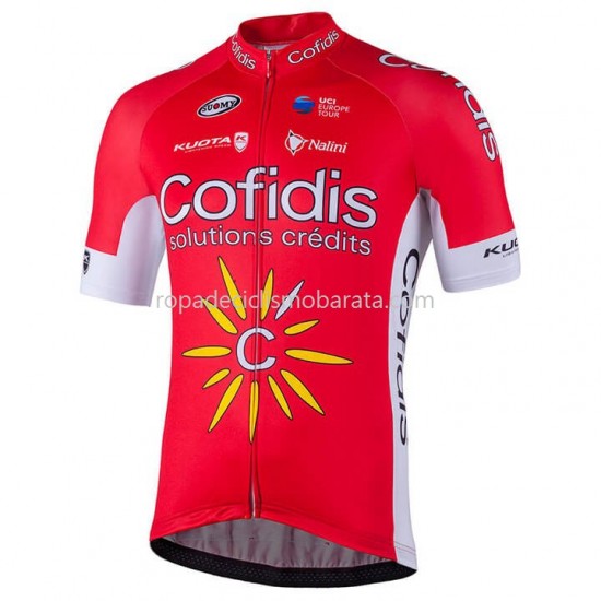 Maillot Manga Corta 2018 Cofidis Pro Team M001