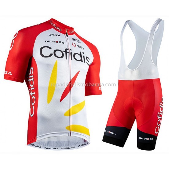 Maillot y Culotte con Tirantes 2020 Cofidis Pro Team M001