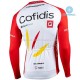 Invierno Maillot y Culotte Largos con Tirantes 2020 Cofidis Pro Team M001