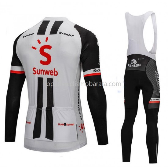 Maillot y Culotte Largos con Tirantes 2018 Team Sunweb M001