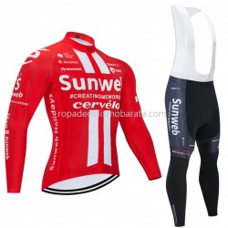 Maillot y Culotte Largos con Tirantes 2020 Team Sunweb M001
