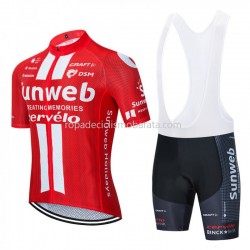 Maillot y Culotte con Tirantes 2020 Team Sunweb M001