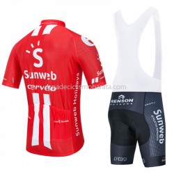 Maillot y Culotte con Tirantes 2020 Team Sunweb M001