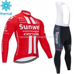 Invierno Maillot y Culotte Largos con Tirantes 2020 Team Sunweb M001
