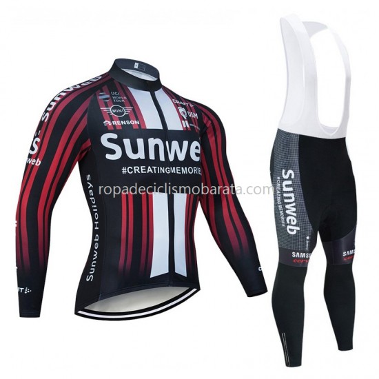 Maillot y Culotte Largos con Tirantes 2020 Team Sunweb M003
